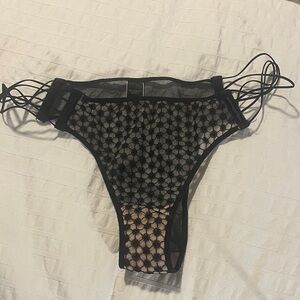 Victoria's Secret Black Mesh panties